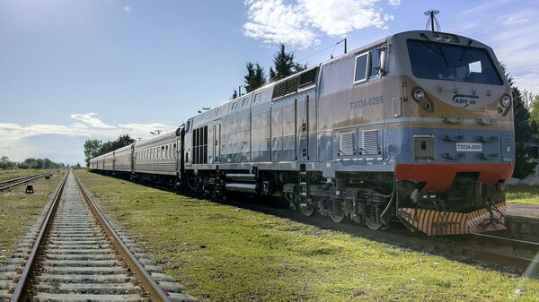 Поезд АЖД - Sputnik Azərbaycan