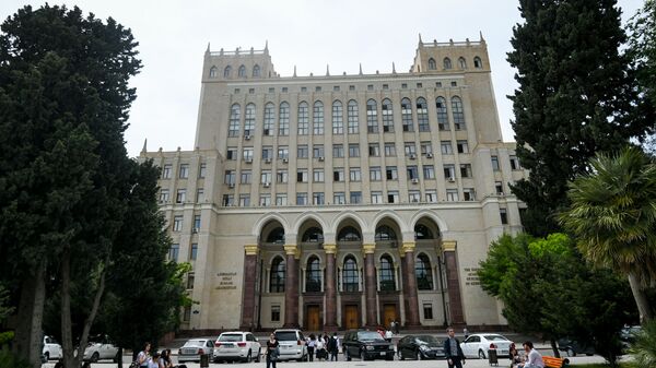 Здание Национальной Академии Наук Азербайджана в Баку - Sputnik Азербайджан