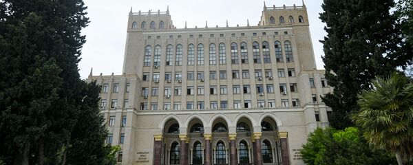 Здание Национальной Академии Наук Азербайджана в Баку - Sputnik Азербайджан