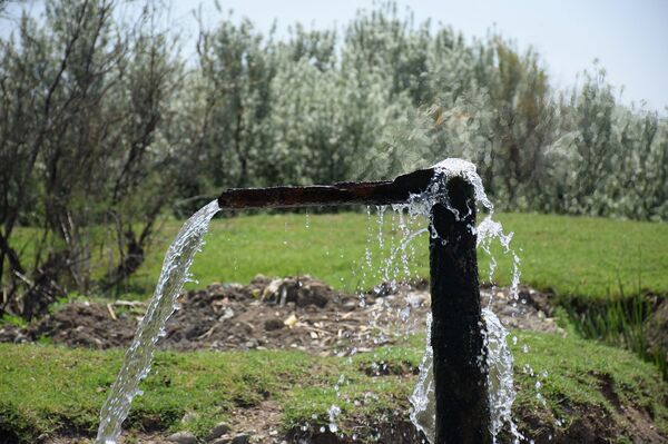 Чудо природы из Агстафы: магия горящей воды притягивает к себе людей Чудо природы из Агстафы: магия горящей воды притягивает к себе людей - Sputnik Азербайджан