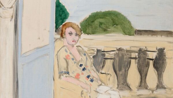 Картина Анри Матисса «Женщина сидит на балконе» - Sputnik Азербайджан