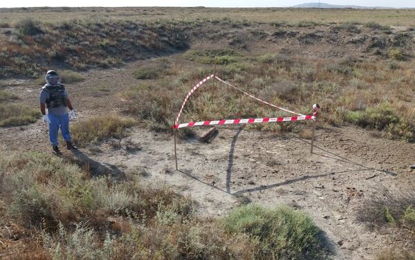 На территории Ширванского национального парка найден ракетный снаряд - Sputnik Азербайджан