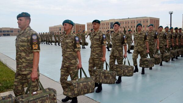 Группа миротворцев из Азербайджана отправлена в Афганистан - Sputnik Азербайджан