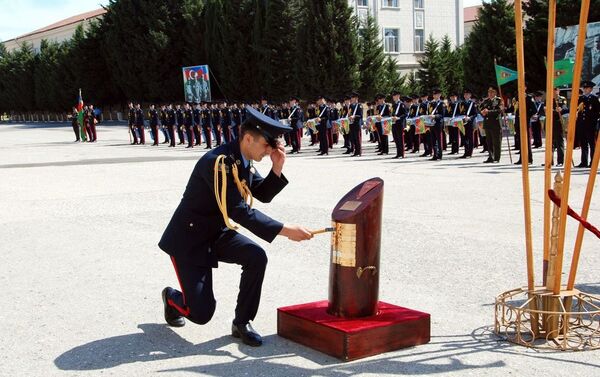Состоялся очередной выпуск выпускников Военного лицея имени Джамшида Нахчыванского - Sputnik Азербайджан