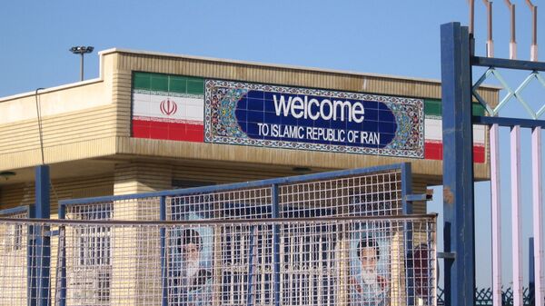 КПП на границе с Ираном, фото из архива - Sputnik Азербайджан