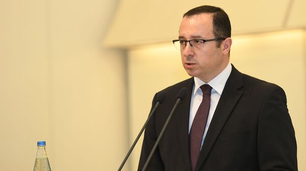 Глава сектора отдела по работе с правоохранительными органами и военным вопросам Администрации президента Чингиз Аскеров - Sputnik Азербайджан