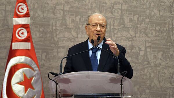 Новый президент Туниса Бежи Каид эс-Себси. Архивное фото - Sputnik Azərbaycan