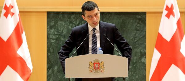 Глава МВД Грузии Георгий Гахария Глава МВД Грузии Георгий Гахария - Sputnik Азербайджан