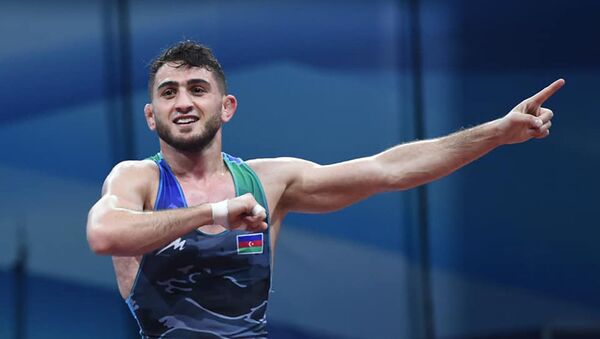 Азербайджанский борец вольного стиля Гаджи Алиев - Sputnik Azərbaycan