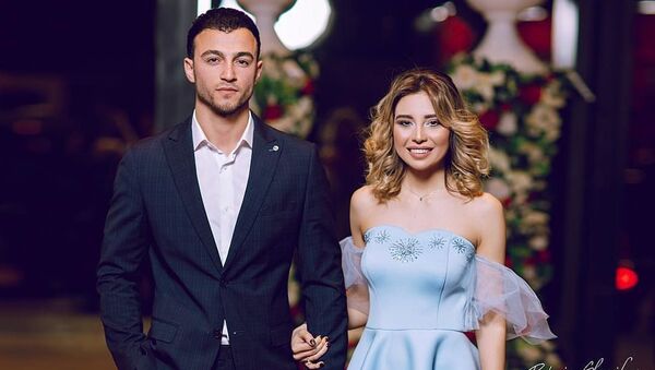 Известный азербайджанец, модель Иго (Игамеддин) Гусейнов и его супруга Лейла Ленд - Sputnik Азербайджан