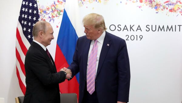 Встреча Владимира Путина и Дональда Трампа - Sputnik Azərbaycan