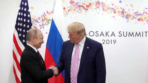 Vladimir Putin və Donald Tramp - Sputnik Azərbaycan