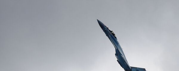 Самолет Су-35С , фото из архива - Sputnik Азербайджан