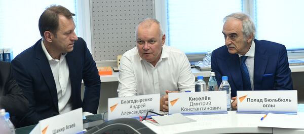 Руководители ведущих СМИ Азербайджана посетили МИА Россия сегодня Руководители ведущих СМИ Азербайджана посетили МИА Россия сегодня - Sputnik Азербайджан