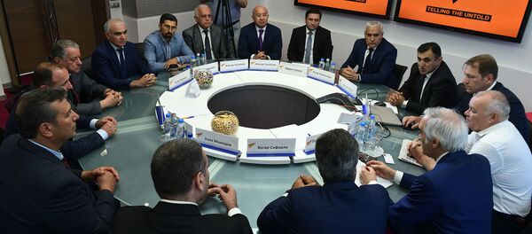 Руководители ведущих СМИ Азербайджана посетили МИА Россия сегодня Руководители ведущих СМИ Азербайджана посетили МИА Россия сегодня - Sputnik Азербайджан