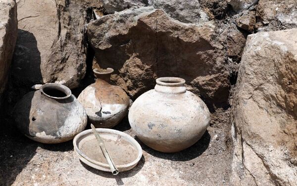 Археологические раскопки на Човдарском месторождении цветных металлов - Sputnik Азербайджан