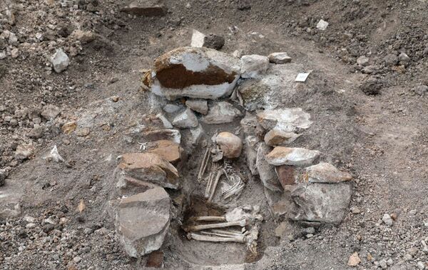 Археологические раскопки на Човдарском месторождении цветных металлов - Sputnik Азербайджан