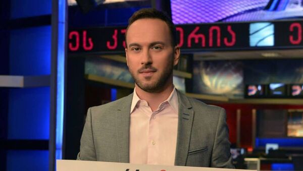 Журналист телеканала Рустави 2 Георгий Габуния - Sputnik Azərbaycan