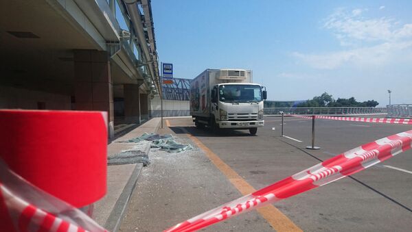 Дорожно-транспортного происшествие на территории Международного аэропорта Гейдар Алиев - Sputnik Азербайджан