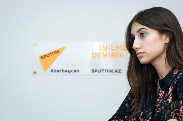 Мероприятие, посвященное детскому и юношескому творчеству в мультимедийном пресс-центре Sputnik Азербайджан - Sputnik Азербайджан