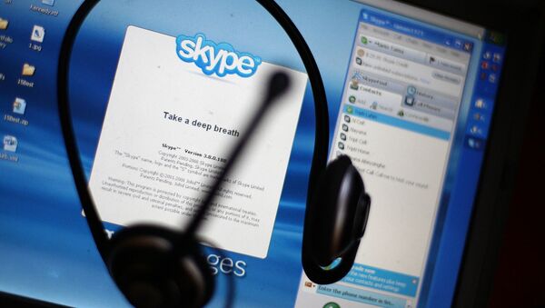 Программа интернет-телефона Skype - Sputnik Азербайджан