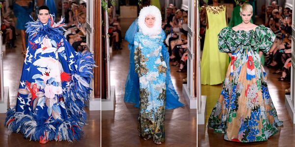 Высокий жанр: чем запомнилась Неделя Haute Couture - Sputnik Азербайджан