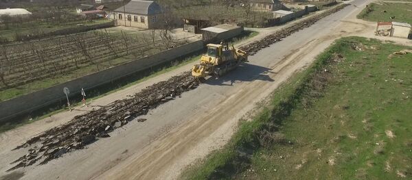 Реконструкция автодороги Ширван-Сальян Реконструкция автодороги Ширван-Сальян - Sputnik Азербайджан