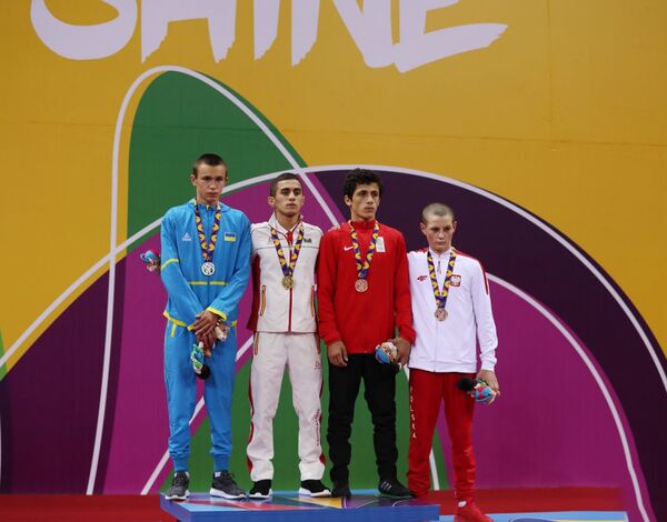 Еврофестиваль в Баку: еще четыре золота от азербайджанских борцов Еврофестиваль в Баку: еще четыре золота от азербайджанских борцов - Sputnik Азербайджан
