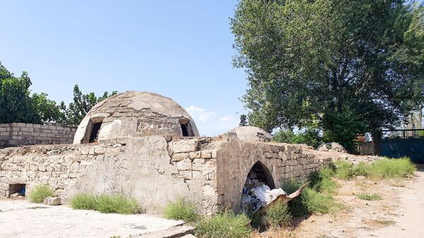 Maştağa qəsəbəsində yerləşən Qum hamamı - Sputnik Азербайджан