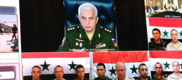 Совместное заседание координационных штабов России и Сирии - Sputnik Азербайджан
