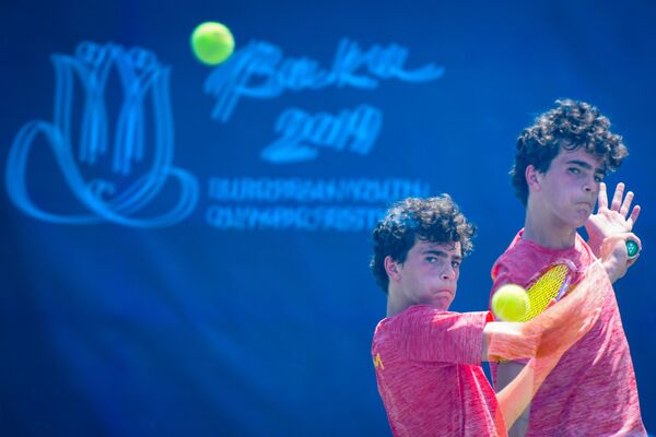 Соревнования по большому теннису в рамках EYOF Баку 2019 - Sputnik Азербайджан