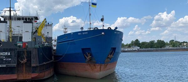 Задержанное СБУ российское судно в порту Измаила, Украина. 25 июля 2019 - Sputnik Азербайджан