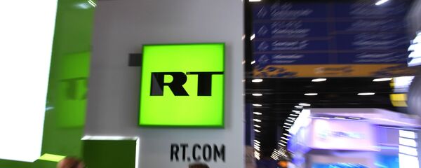 Russia Today-in stendi, arxiv şəkil Russia Today-in stendi, arxiv şəkil - Sputnik Азербайджан
