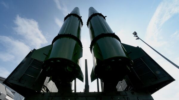 Ракетный комплекс Искандер-М, фото из архива - Sputnik Азербайджан