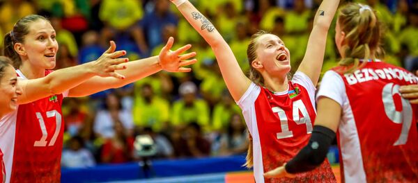 Игроки сборной Азербайджана по волейболу Игроки сборной Азербайджана по волейболу - Sputnik Азербайджан