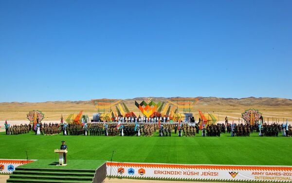 Состоялась торжественная церемония открытия конкурса Мастера артиллерийского огня - Sputnik Азербайджан