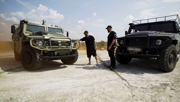 Тимати создал новый проект - специальный армейский автомобиль Black Star Tiger - Sputnik Азербайджан