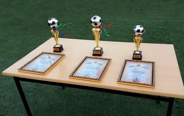  Состоялся турнир по мини-футболу среди участников соревнований Кубок моря - 2019 - Sputnik Азербайджан