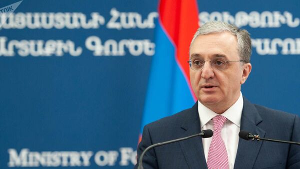 Ermənistanın xarici işlər naziri Zöhrab Mnatsakanyan - Sputnik Azərbaycan
