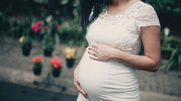 Беременная женщина, фото из архива - Sputnik Азербайджан