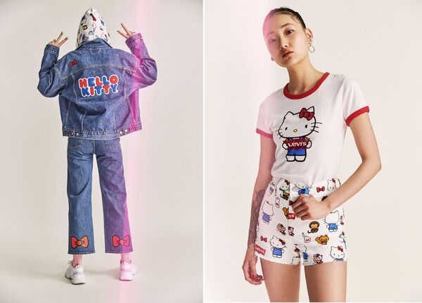 Сила двух: Levi’s выпустил капсульную коллекцию с Hello Kitty Сила двух: Levi’s выпустил капсульную коллекцию с Hello Kitty - Sputnik Азербайджан