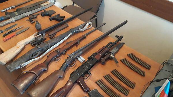 Оружейный склад нашли в доме жительницы Агджабединского района - Sputnik Азербайджан
