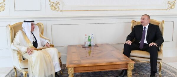 Президент Азербайджана Ильхам Алиев принял генерального секретаря Организации исламского сотрудничества Юсифа бин Ахмеда Аль-Усаймина - Sputnik Азербайджан
