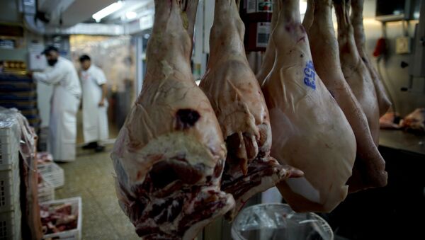 Мясо, фото из архива - Sputnik Азербайджан