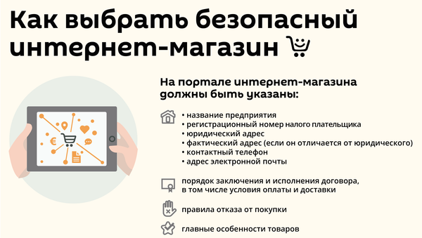 Инфографика Как выбрать безопасный интернет-магазин - Sputnik Азербайджан