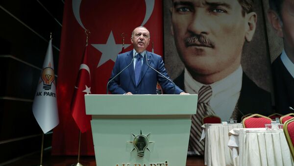 Türkiyə Respublikasının prezidenti Recep Tayyip Erdoğan, arxiv şəkli - Sputnik Azərbaycan