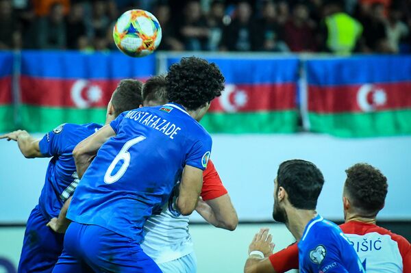 Матч отборочного цикла чемпионата Европы по футболу 2020 года между Азербайджаном и Хорватией - Sputnik Азербайджан