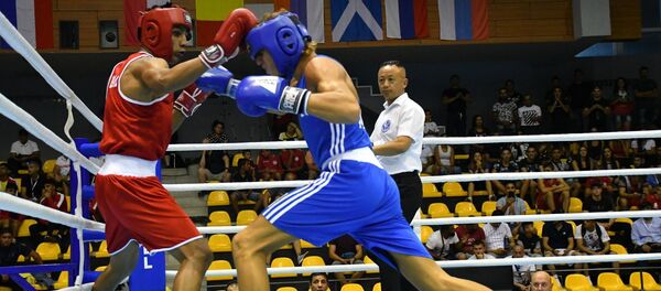 Чемпионат Европы по боксу среди молодежи, проходящий в Софии (Болгария), фото из архива - Sputnik Азербайджан