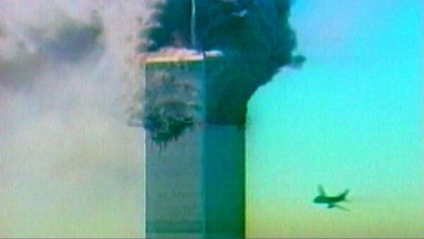 Террористический акт в Нью-Йорке 11 сентября 2001 года. Кадры из архива - Sputnik Азербайджан