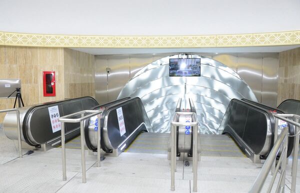 Одна из станций бакинского метро открылась после ремонта - фото Одна из станций бакинского метро открылась после ремонта - фото - Sputnik Азербайджан